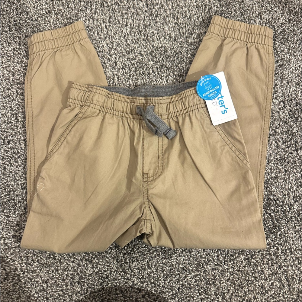 NWT Carter’s Play Proof Khakis. Boys 4.